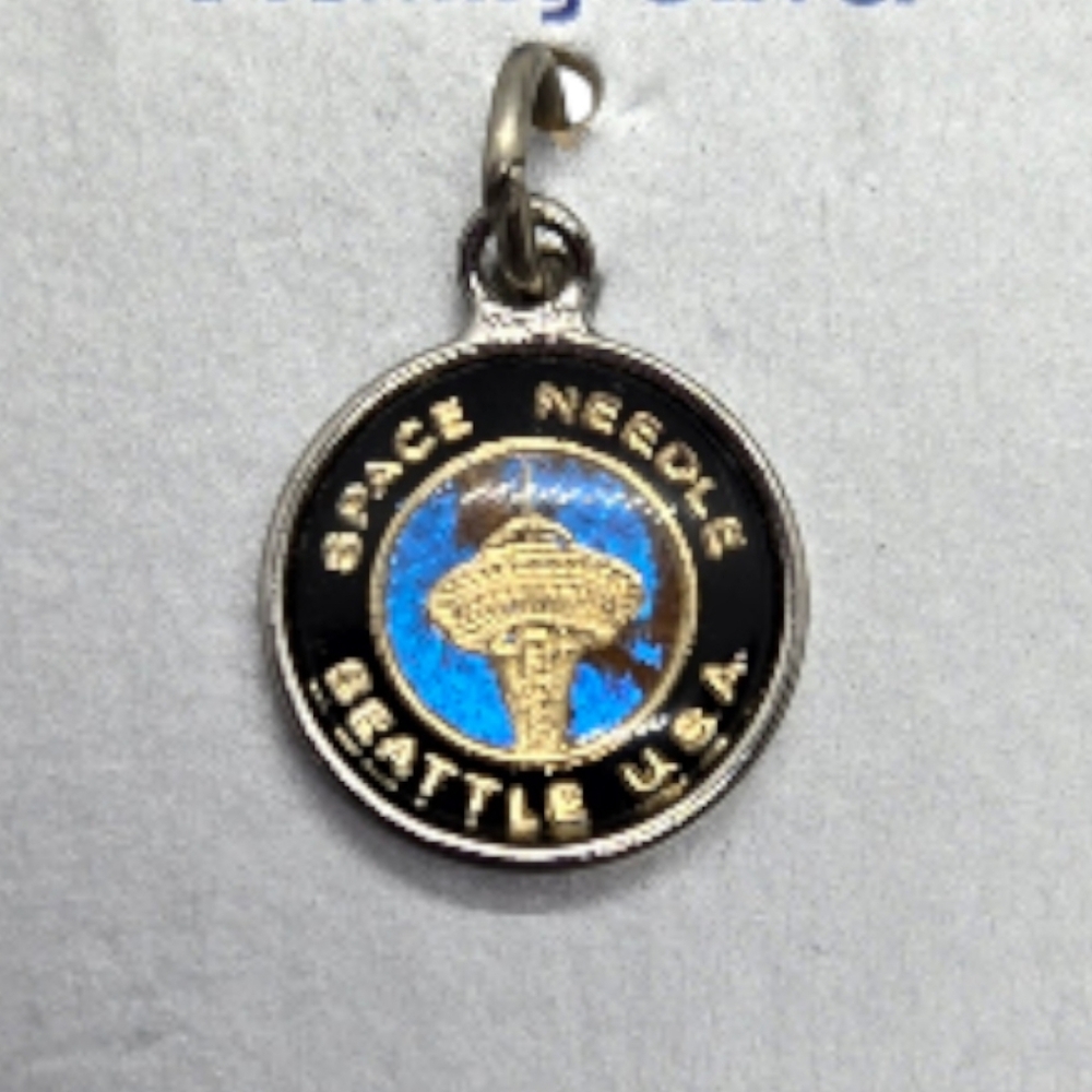 Sterling Silver Space Needle Pendant